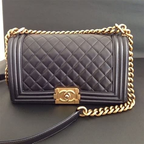 gold hardware chanel boy|chanel men's bag.